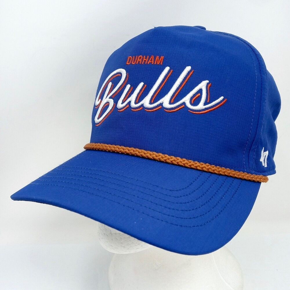 47 Brand Durham Bulls Retro Rope Snapback Hat MiLB Tampa Bay Rays Script